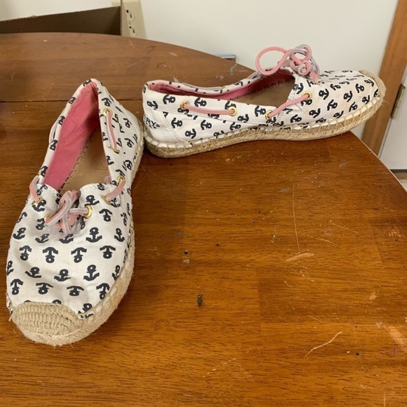 COPY - Sperry Espadrilles slip on shoes size 7 coastal chic - Picture 5 of 10